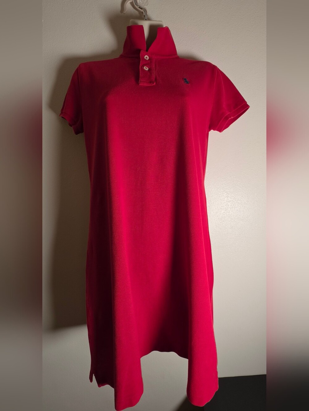 Polo by Ralph Lauren Red Short-Sleeve Polo Dress